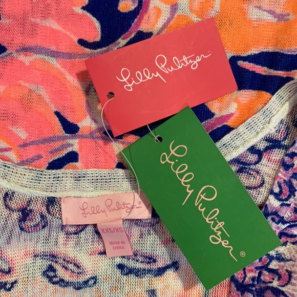 Lilly Pulitzer Elliston Sweater in Catch and Release Pattern NWT - Picture 8 of 10